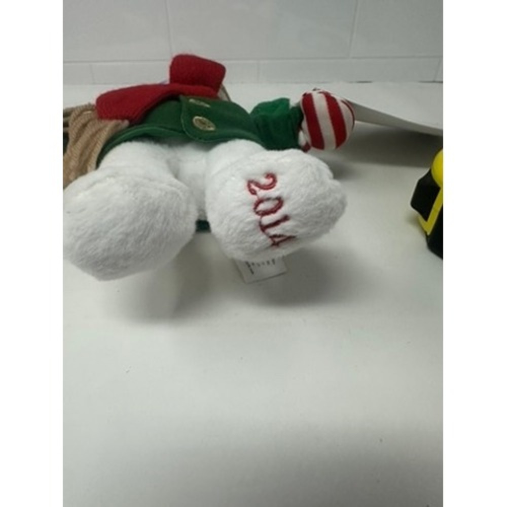Mr Bingle 2014 Plush Snowman Ornament Dillard's Maison Blanche Holiday 10 inch - Picture 5 of 5